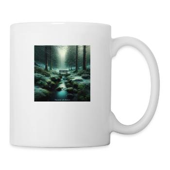 Forêt Enchantée Émeraude - Mug blanc - blanc - Droite