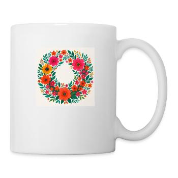 Spring flowers - Mug blanc - blanc - Droite