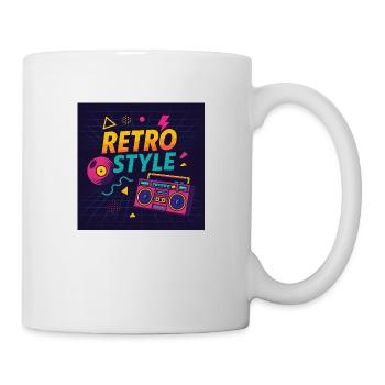 Retro Style – Mixtape Edition - Tasse - Weiß - Rechts