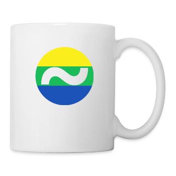 Wave Flag | ~NU relations | Vector - Mug - white - Right