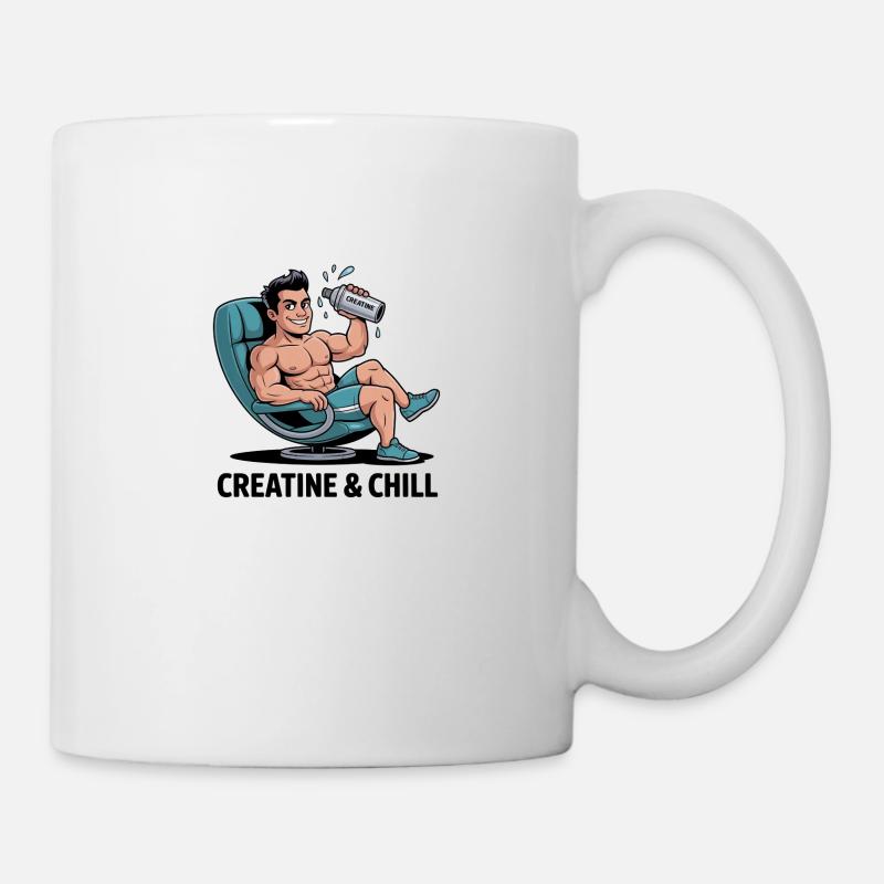 Creatine & Chill - Tasse - Weiß