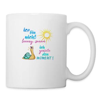 Je ne suis pas lent... Je profite du moment - Mug blanc - blanc - Droite
