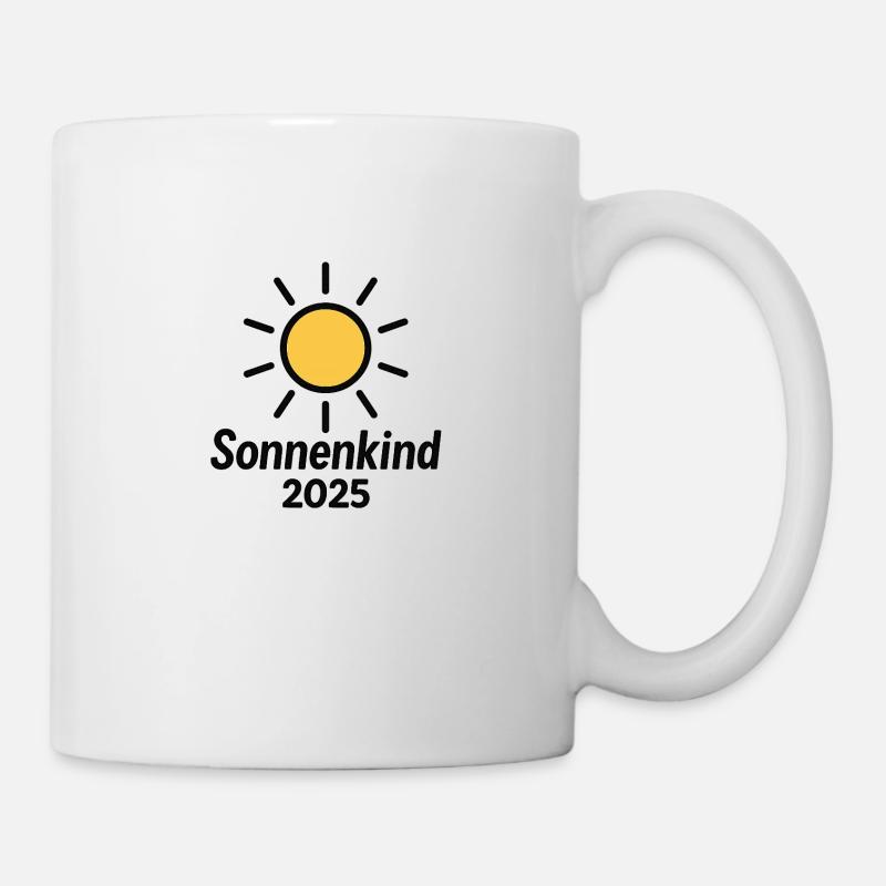 Sonnenkind 2025 - Tasse - Weiß