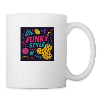 Funky Style – Memphis Madness - Tasse - Weiß - Rechts