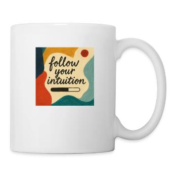 Intuition in Farbe - Tasse - Weiß - Rechts