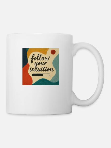 Intuition in Farbe - Tasse - Weiß