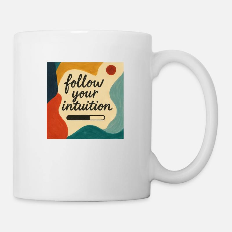 Intuition in Farbe - Tasse - Weiß