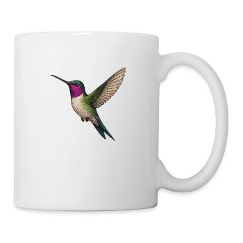 Majestic Hummingbird in Watercolor Look - Mug - white - Right