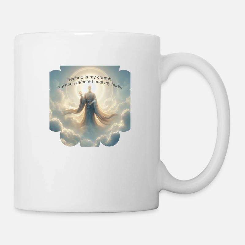 Techno Is My Church - Tasse - Weiß