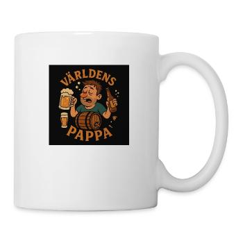 Le père le plus ivre du monde - Mug blanc - blanc - Droite