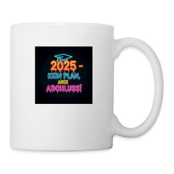 Design élégant de la remise des diplômes 2025 - Parfait - Mug blanc - blanc - Droite