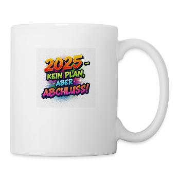 Design élégant de la remise des diplômes 2025 - Parfait - Mug blanc - blanc - Droite