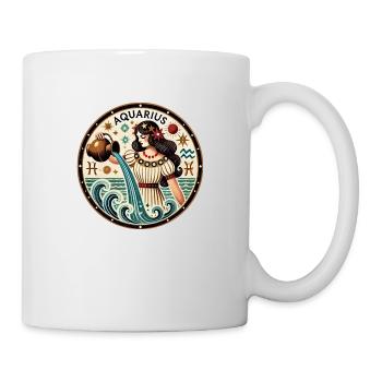 Verseau - Mug blanc - blanc - Droite