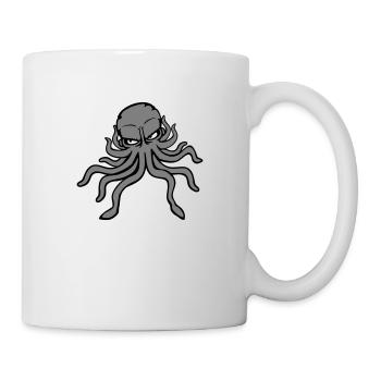 Pieuvre, pieuvre, pieuvre, céphalopode, mauvais œil - Mug blanc - blanc - Droite