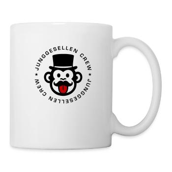 Junggesellen Crew Affe - Tasse - Weiß - Rechts