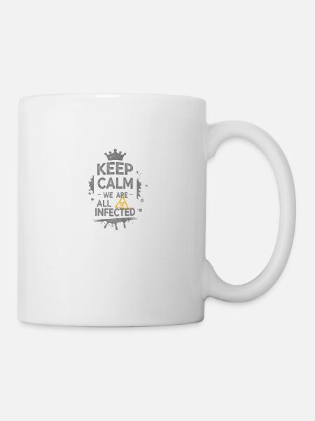 Die Ruhe bewahren - Tasse - Weiß