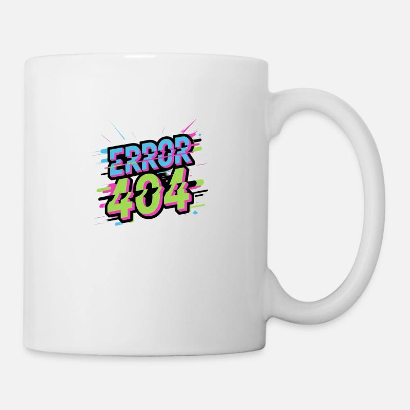 Erreur 404 - Mug blanc - blanc
