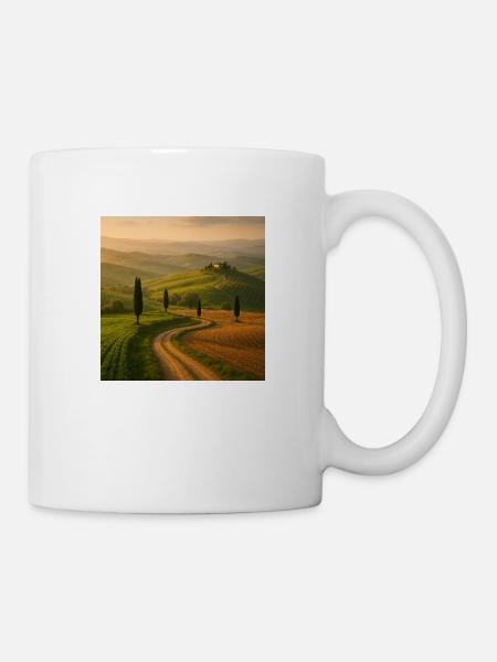 Schöne Landschaft - Tasse - Weiß