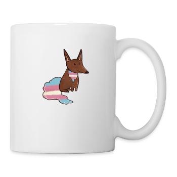 🦊 Trans-Tailed Trouble – Caught Being Iconic - Mug - white - Right
