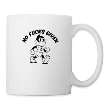 zerofucksgiven - Tasse - Weiß - Rechts