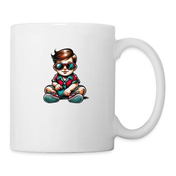 Baby Sonnenbrille Comic - Tasse - Weiß - Rechts