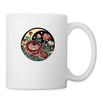 Lune Vintage - Mug blanc - blanc - Droite