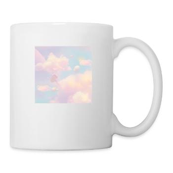 Ciel pastel rêveur - Mug blanc - blanc - Droite