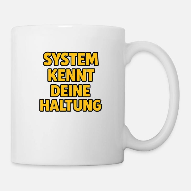 System knows your attitude - Mug - white