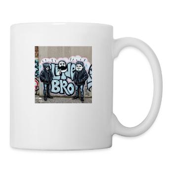 Bro-Shirt - Tasse - Weiß - Rechts