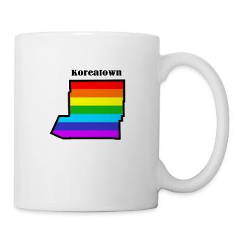 koreatown L.A. arc-en-ciel - Mug blanc - blanc - Droite
