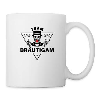 Team Groom Skeleton - Mug blanc - blanc - Droite