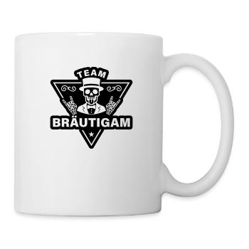 Team Groom Skeleton - Mug blanc - blanc - Droite