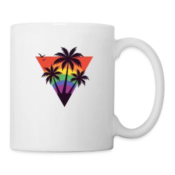 Tropical Rainbow - Tasse - Weiß - Rechts