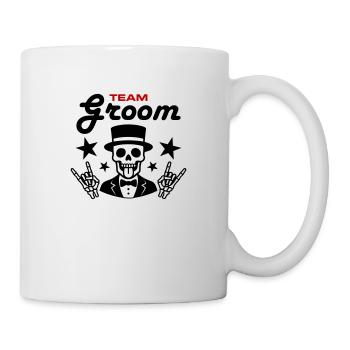 Team Groom Funny - Mug - white - Right