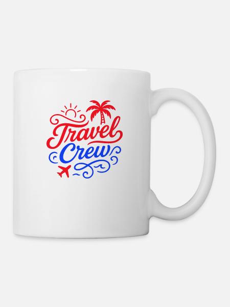 Travel Crew - Tasse - Weiß