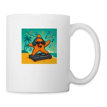 DJ Star – Soirée Tropicale - Mug blanc - blanc - Droite
