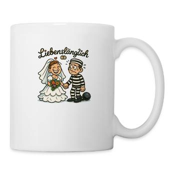 Forever Connected in Love Bonds - Cartoon - Mug - white - Right