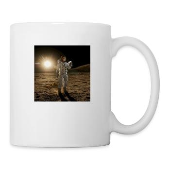 Exploration Lunaire en Écrin. - Mug blanc - blanc - Droite