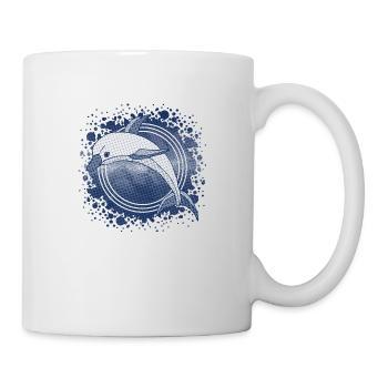 Delfin - Tasse - Weiß - Rechts