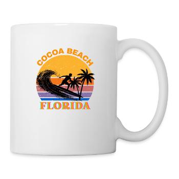 Surfing Florida - Mug - white - Right