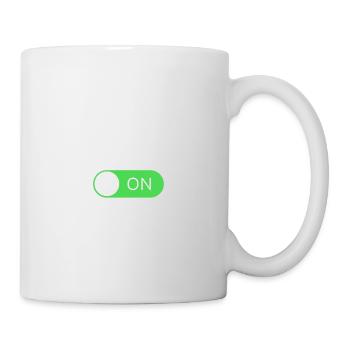 Mode surf activé - Véliplanchiste - Wellenreiten - Surf - Mug blanc - blanc - Droite