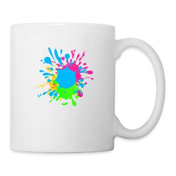 Splash - Tasse - Weiß - Rechts