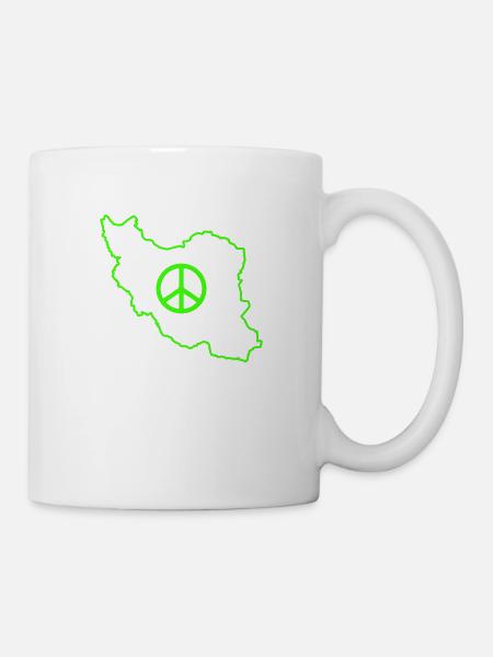 Iran Frieden - Tasse - Weiß