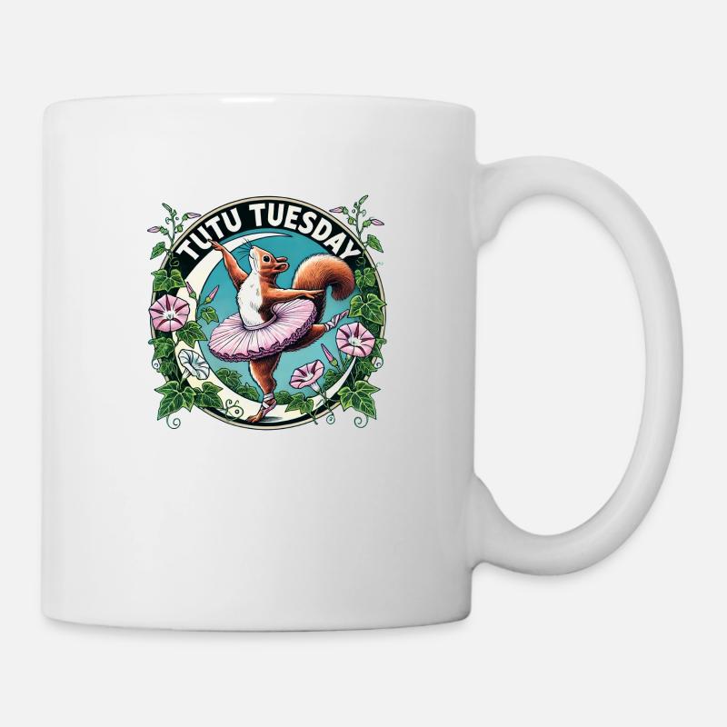 Tutu Dienstag - Tasse - Weiß