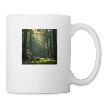 Wald der Stile - Tasse - Weiß - Rechts