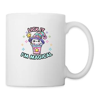 Leck es, ich bin magisch – Kawaii Milkshake Mage - Tasse - Weiß - Rechts