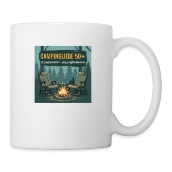 Entdecke unser hochwertiges Camperliebe 50+ Shirt - Tasse - Weiß - Rechts