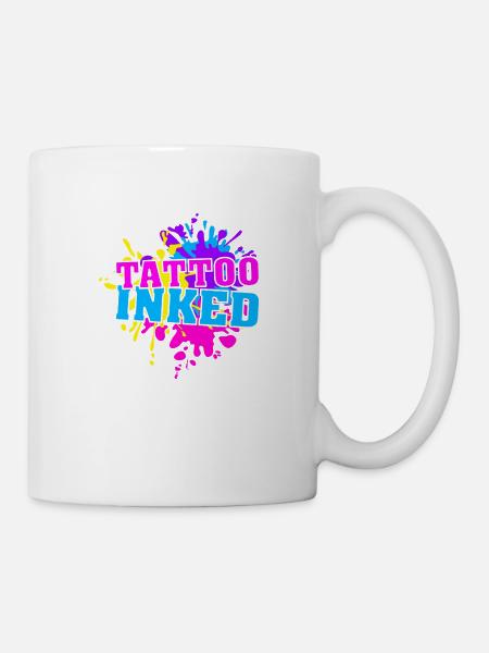 Tattoo Inked Splash - Tasse - Weiß