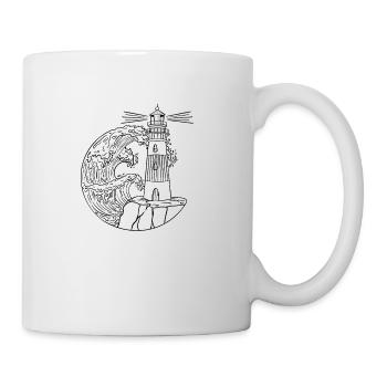 Phare2 1 - Mug blanc - blanc - Droite
