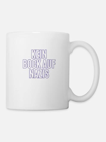 Kein Bock auf N*zis - Tasse - Weiß